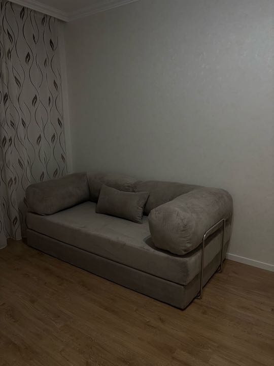 Фотография покупателя: Диван TEDDI, 200х100 см, обивка вельвет, бежевый