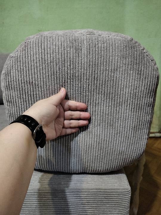 Фотография покупателя: Диван TEDDI, 200х100 см, обивка вельвет, бежевый