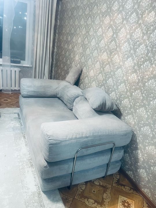 Фотография покупателя: Диван TEDDI, 200х100 см, обивка вельвет, бежевый