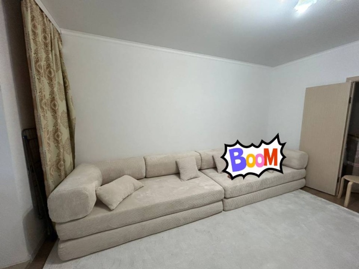 Фотография покупателя: Бескаркасный диван TEDDI CORNER, 300х200 см, обивка вельвет, бежевый